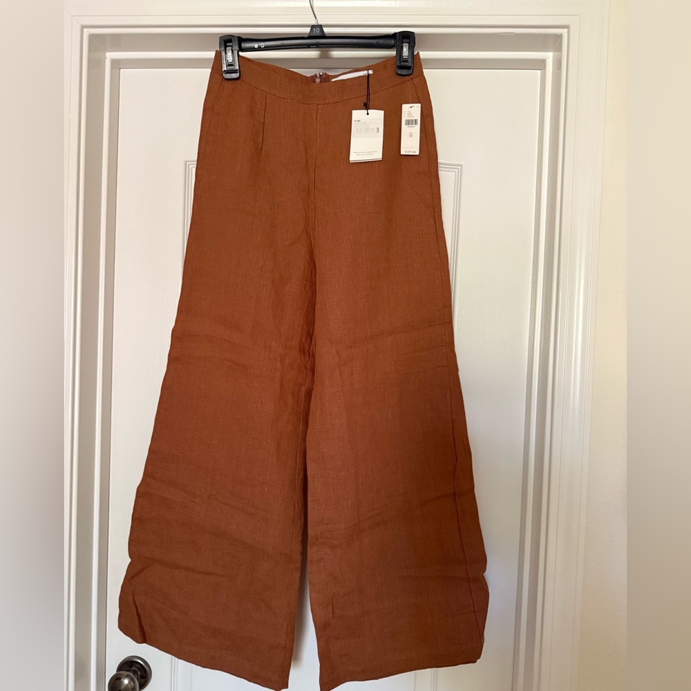 Faithful the Brand Scelsi Linen Pant, XS, NWT